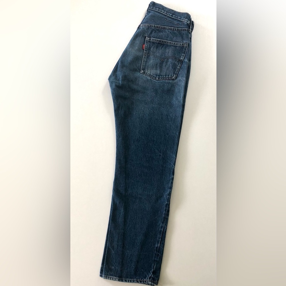 VTG 1970s Levi 501s dark denim straight leg
5 pocket front rivet 100% cot 29/29 - Picture 4 of 16